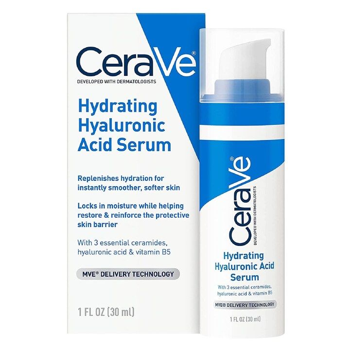 Hydrating Hyaluronic Acid Serum with Vitamin B5 & 3 Ceramides - Deep Moisturizing & Skin Barrier Repair - 30ml