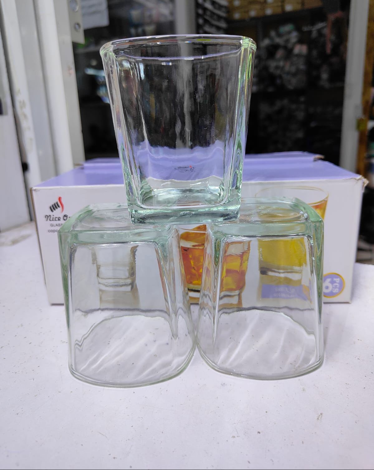 Set of 6 Nice One Whisky GlassesClean lines with a traditional design, our whiskey glasses are the perfect antidote to a long day Featuring lead-free glass, subtle detailing, and a substantial base,