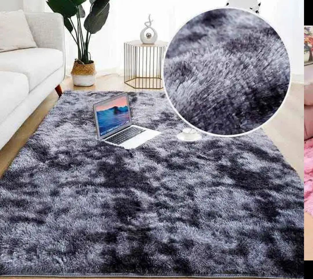 Carpet patches 5x8 This woolen shag rug in cotton Fluffy material and a thick surface is the ideal carpet for your home that will give you value for your money. It is very soft for a warm and cozy liv