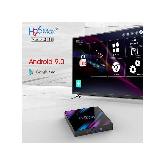 H96 H96 4K Android TV Box 4GB RAM, 32GB Storage