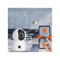 Intelligence SIM CARD 4MP Dual Lens Smart Home Indoor Wireless Security 4G IP CCTV Network Binocular CCTV Camera
