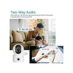 Intelligence SIM CARD 4MP Dual Lens Smart Home Indoor Wireless Security 4G IP CCTV Network Binocular CCTV Camera