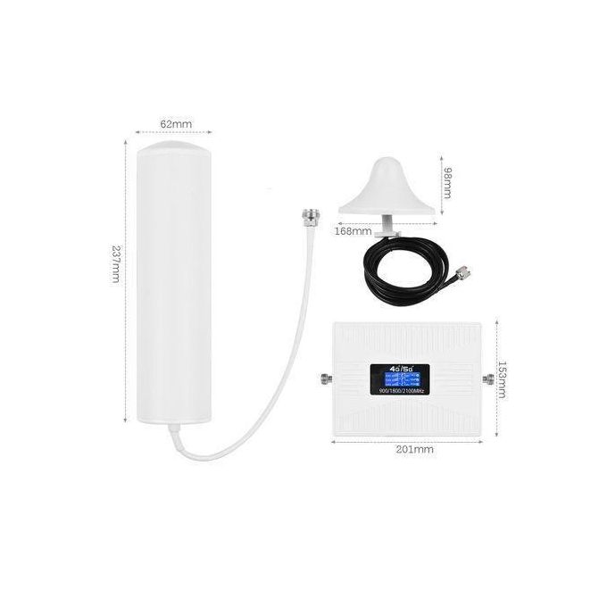 PHONE NETWORK SIGNAL BOOSTER 2G-3G-4G GSM Signal Boosters Triband