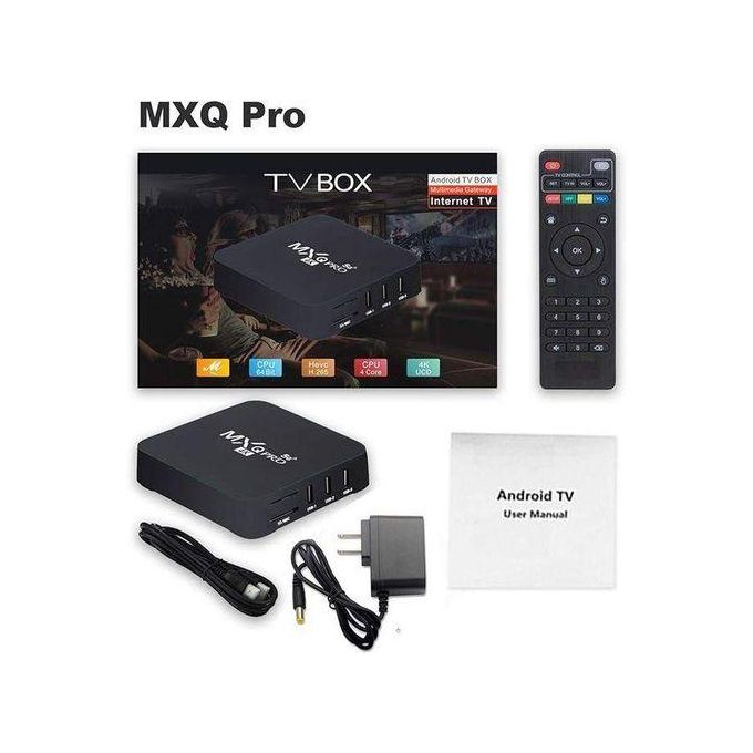 Mxq Pro 4K 5G Android TV Smart Box - Transform your Digital TV into a SMART entertainment hub with the MXQ-Pro