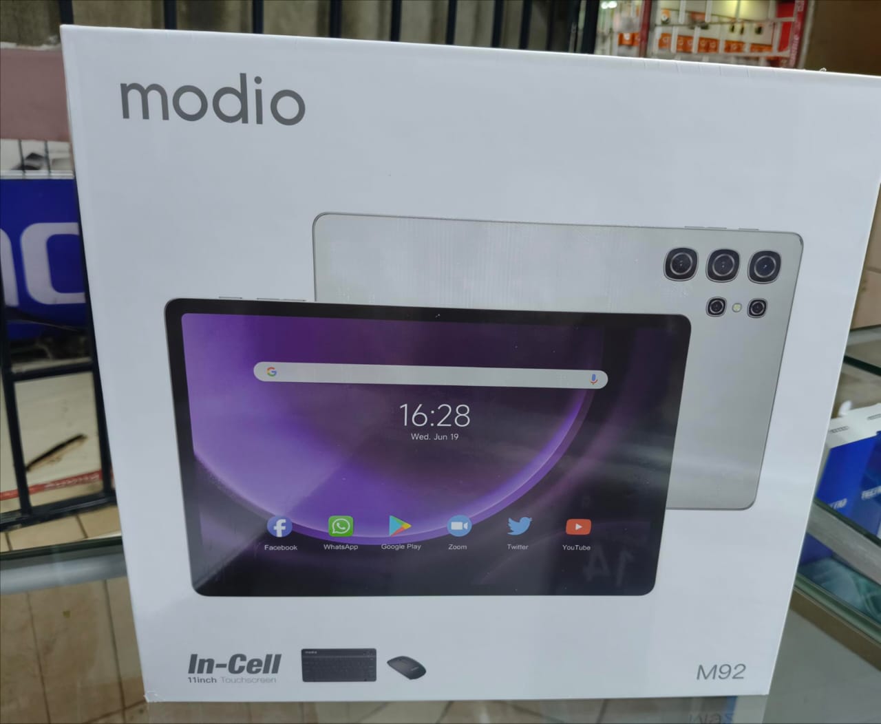 Modio M92 5G Tablet – Android 13 16GB RAM, 1TB Storage,10000mAh battery capacity 11-inch Display, 5G Connectivity, Android tablet