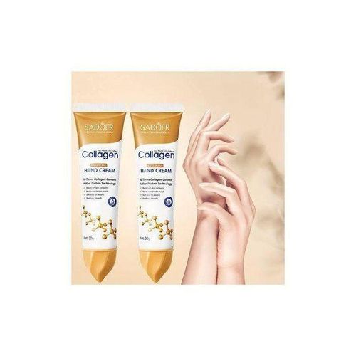 Collagen Anti-wrinkle Hand Cream Skin Soften Nourish Anti-drying Whitening Moisturizing African Skin Care Cracked Repair Products Hand Creams & Lotions - Sadoer