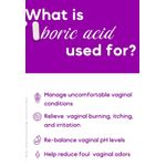 Boric acid suppositories for vaginal health for vaginal ph balance