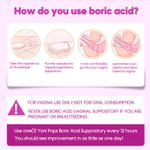Boric acid suppositories for vaginal health for vaginal ph balance