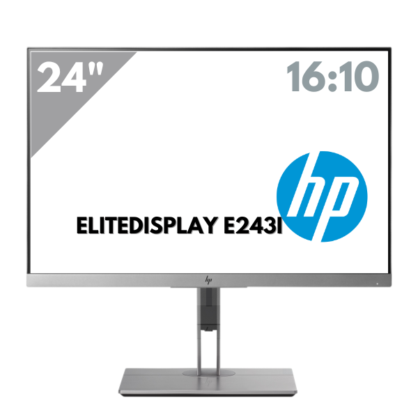 Brand New HP Monitor E243i 24 Inch 16:10, Full HD 1920 x 1200 60Hz EliteDisplay IPS Monitor