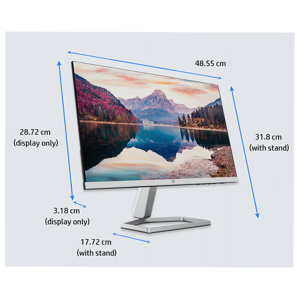 Brand New HP  Monitor M22f Ultra-Slim IPS Display Full HD 1920 x 1080P Resolution with HDMI port and VGA port