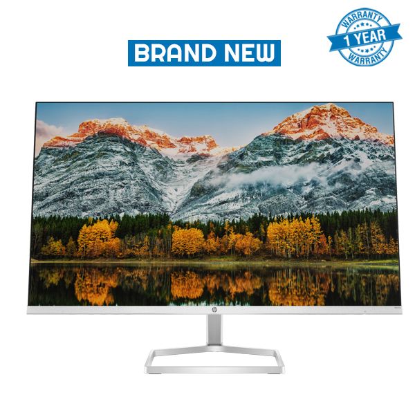Brand New Monitor HP M27FW 27 Inch FHD 1920 x 1080 60 Hz Resolution Ultra Slim Edge 16:9 FreeSync IPS MONITOR, White Color