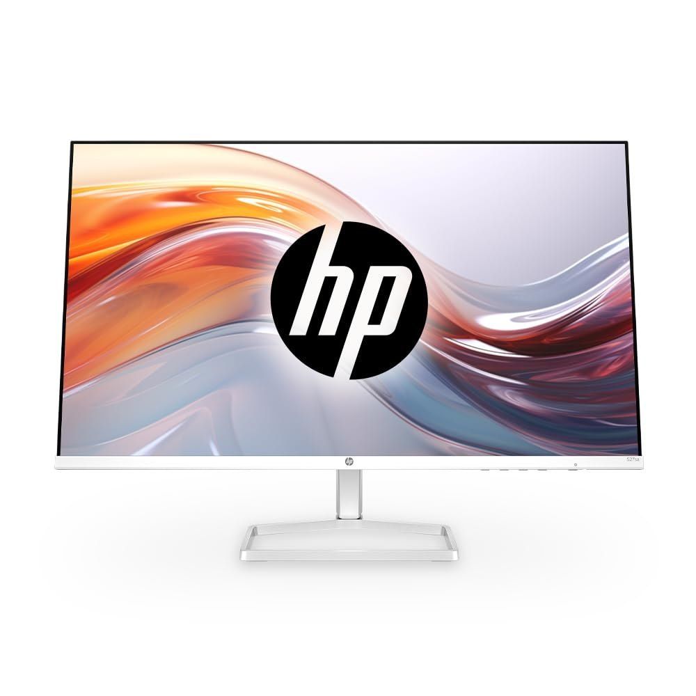 HP Series 5 527SF Brand NewMonitor, 27" FHD (1920 * 1080) IPS Display, 100Hz Refresh Rate, 5ms (GtG with Overdrive) Response Time, Tilt Adjustable, 3-Sided Micro-Edge Bezel, 16.7m Colors, Black/Silver