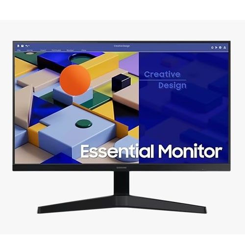 Brand New SAMSUNG Essential 27 Inch S3 S27C310EAM  Full HD 1920 x 1080 Flat Monitor, IPS Panel, 75Hz Refresh rate, Borderless Design, AMD FreeSync - LS27C310EAMXUE