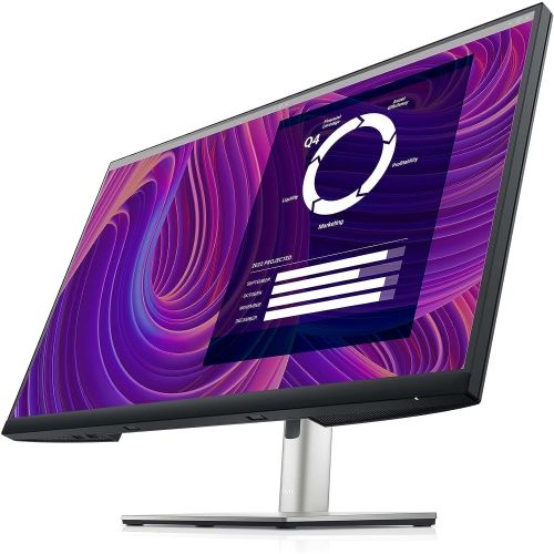Dell P2723D 27 Inch Ultra Sharp Display QHD  (1440p) 2560 x 1440 at 60 Hz IPS (In-Plane Switching) WLED LCD Monitor [DisplayPort, HDMI, USB Ports] - Black, Silver