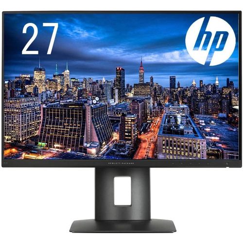 HP K7C09A8 Z27n 27 Inch In-Plane Switching (IPS) Technology 16:9 Aspect Ratio QHD 2560 x 1440 Widescreen LED Backlit Narrow Bezel Display Monitor - Black
