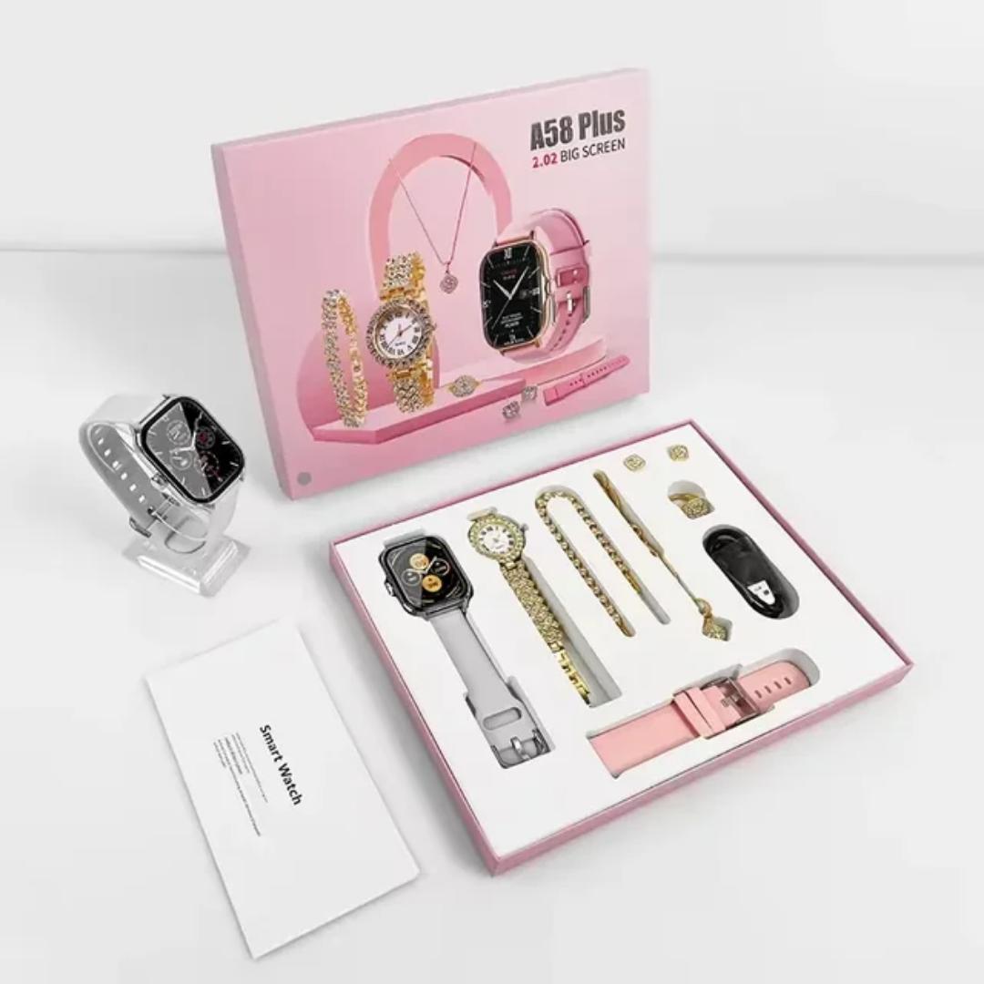 A58 plus ladies smart watch gift package