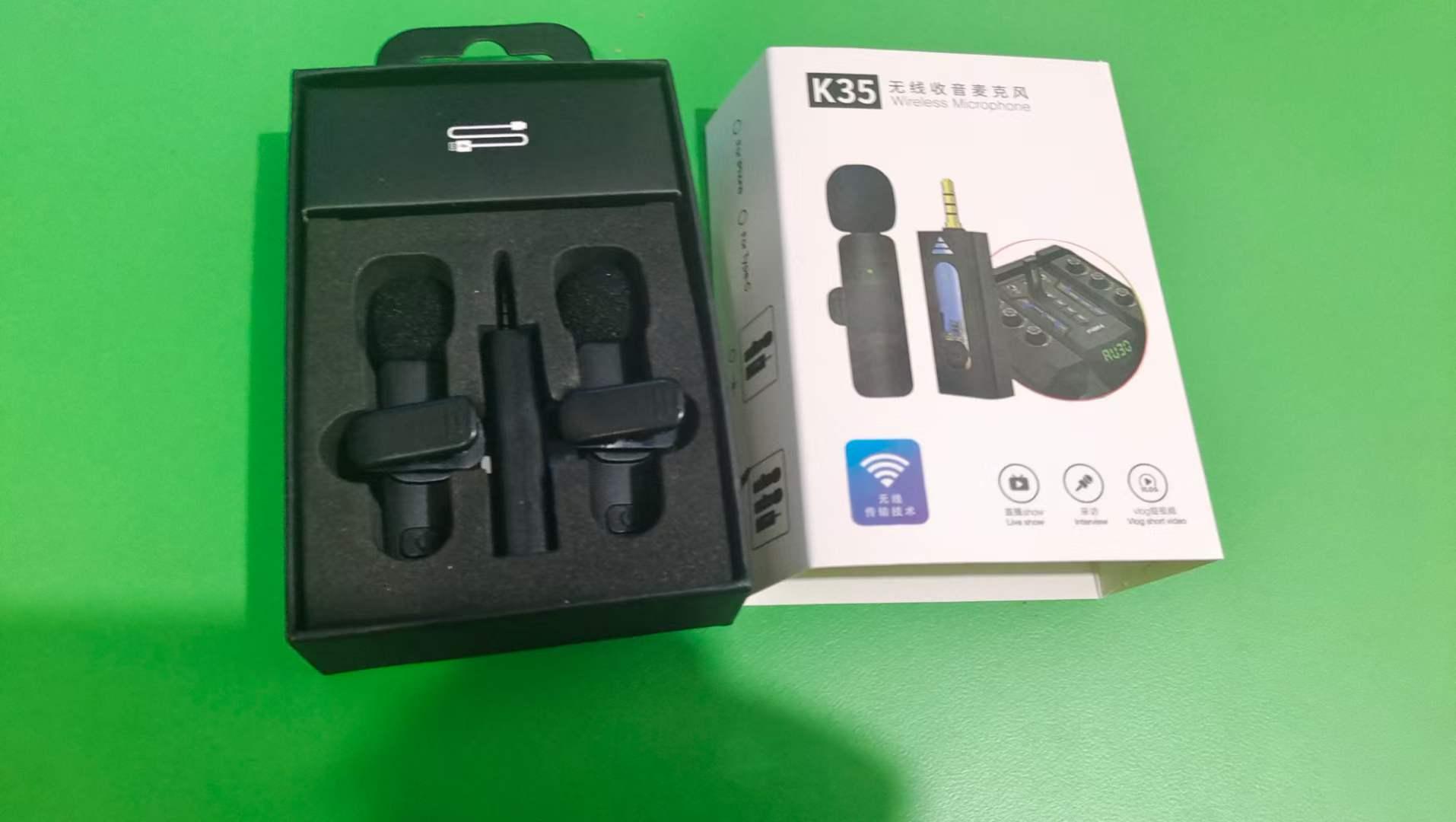 Wireless lapel microphone