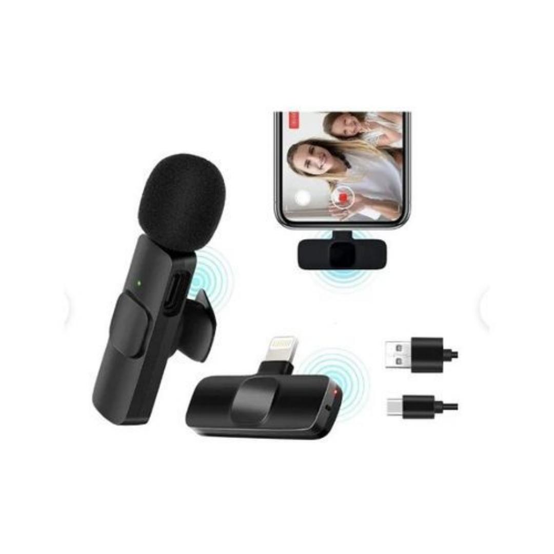 Wireless lapel microphone