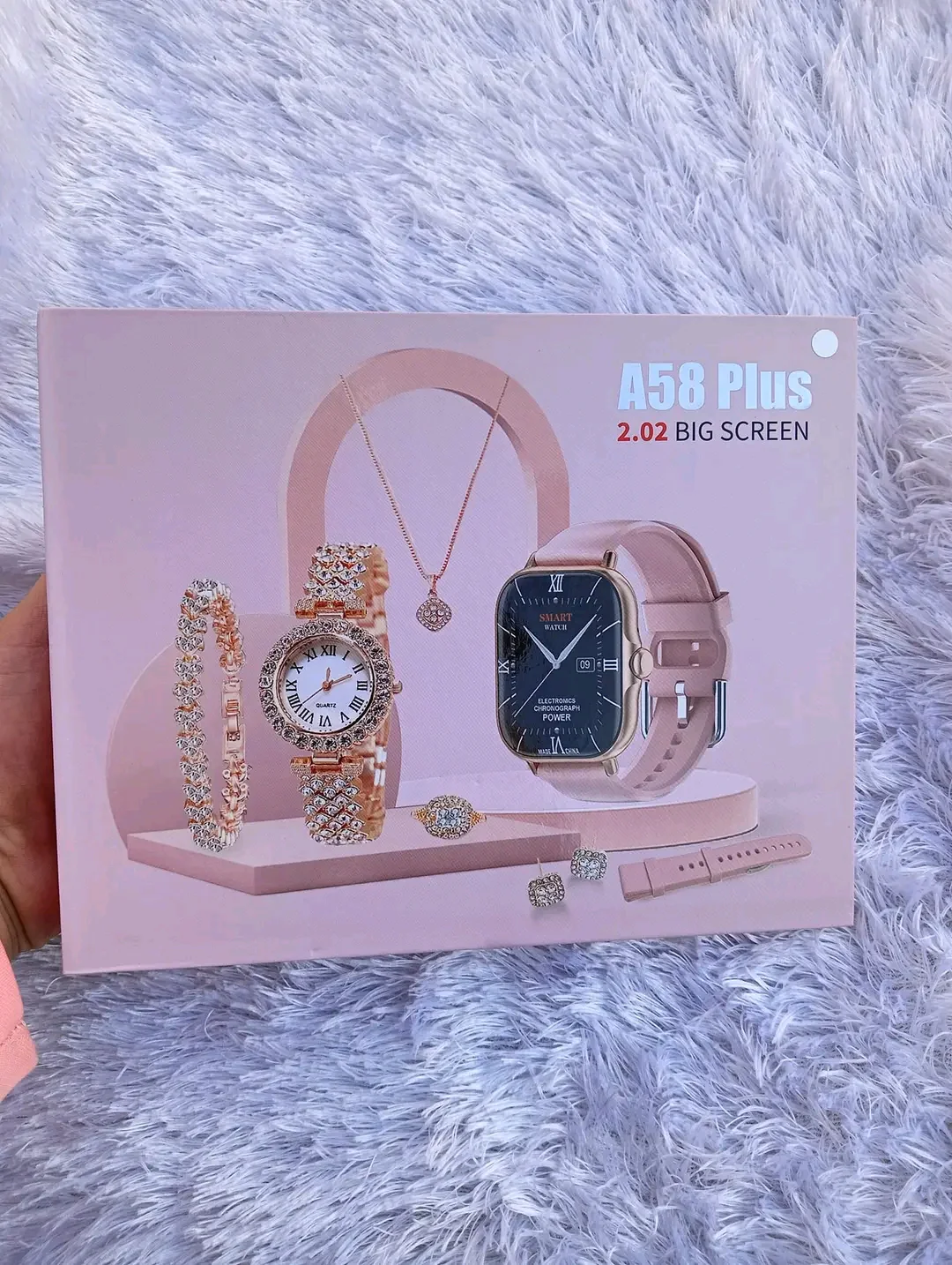 6 in 1 ladies smart watch set