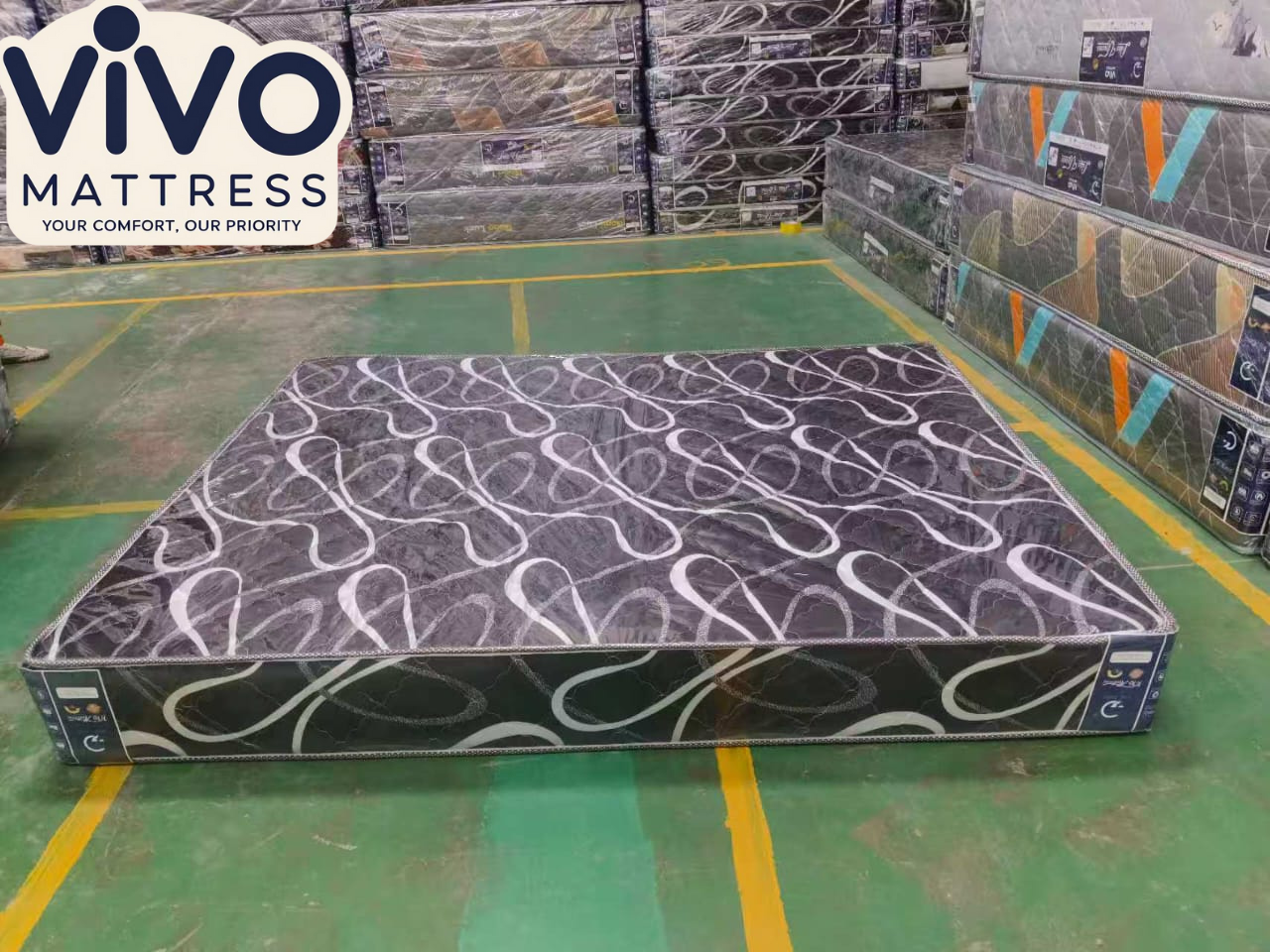 Vivo Mattress – Sleep Sure High-Density Quilted Series
Superior Comfort | Orthopedic Support | Trusted Quality
(Random color dispatch)