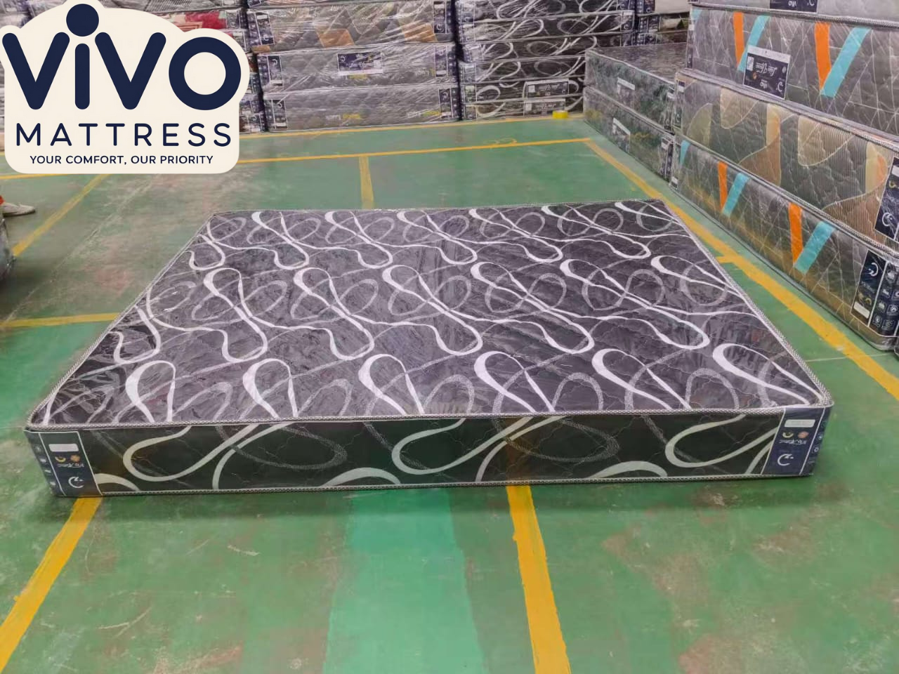 Vivo Mattress – Sleep Sure High-Density Quilted Series
Superior Comfort | Orthopedic Support | Trusted Quality
(Random color dispatch)