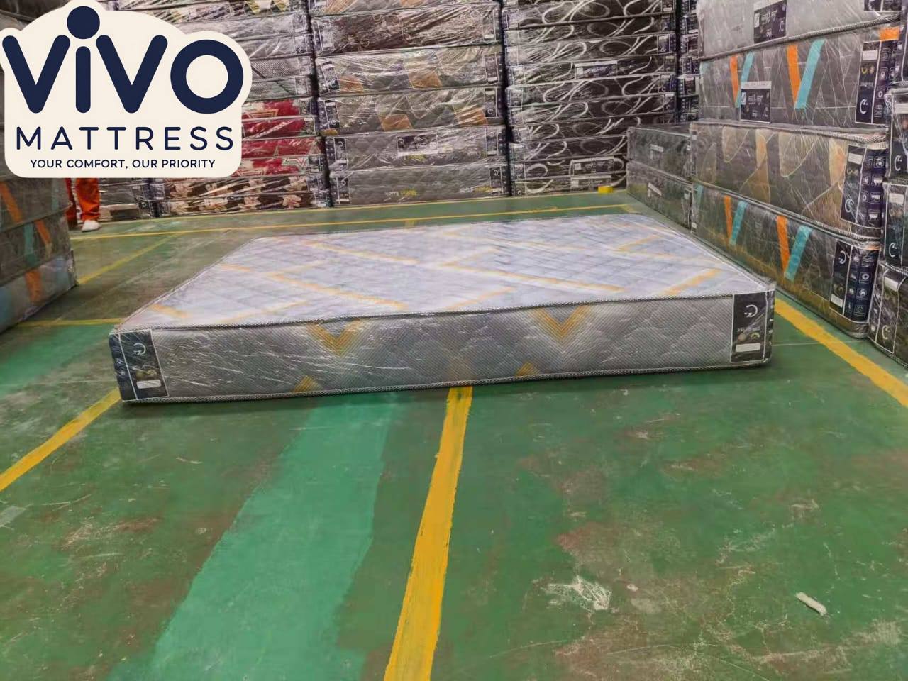Vivo Mattress – Sleep Sure High-Density Quilted Series
Superior Comfort | Orthopedic Support | Trusted Quality
(Random color dispatch)