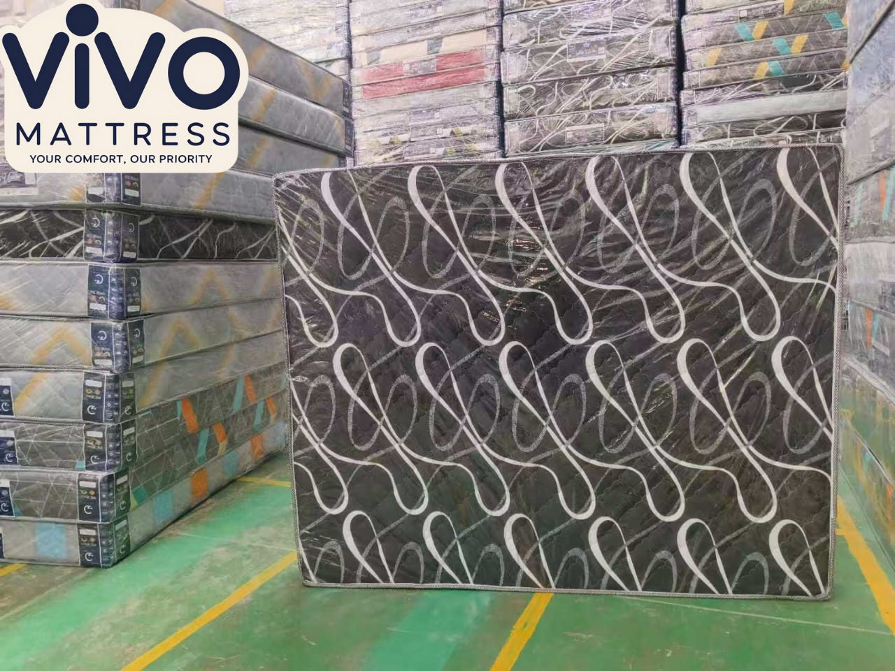 Vivo Mattress – Sleep Sure High-Density Quilted Series
Superior Comfort | Orthopedic Support | Trusted Quality
(Random color dispatch)
