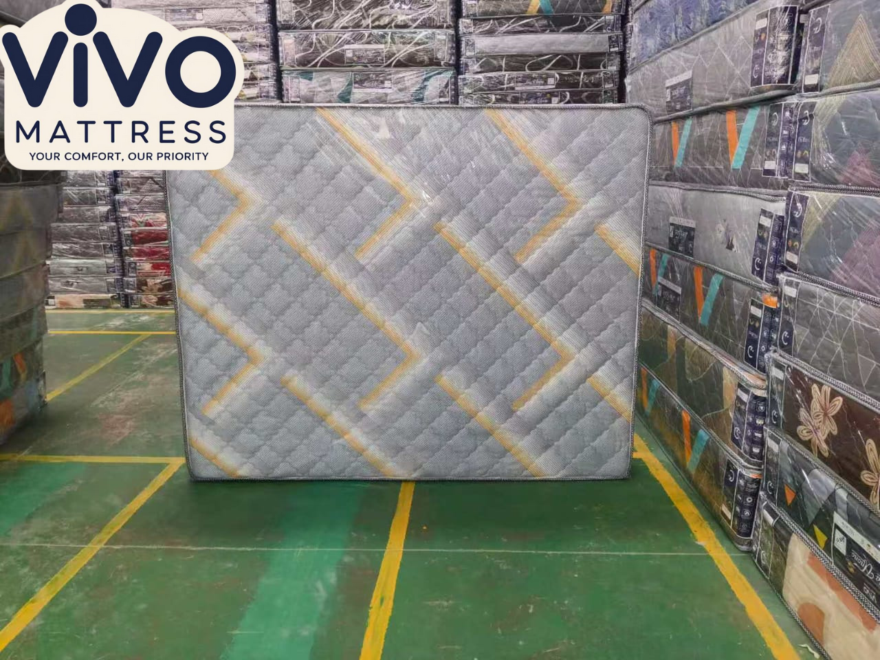 Vivo Mattress – Sleep Sure High-Density Quilted Series
Superior Comfort | Orthopedic Support | Trusted Quality
(Random color dispatch)