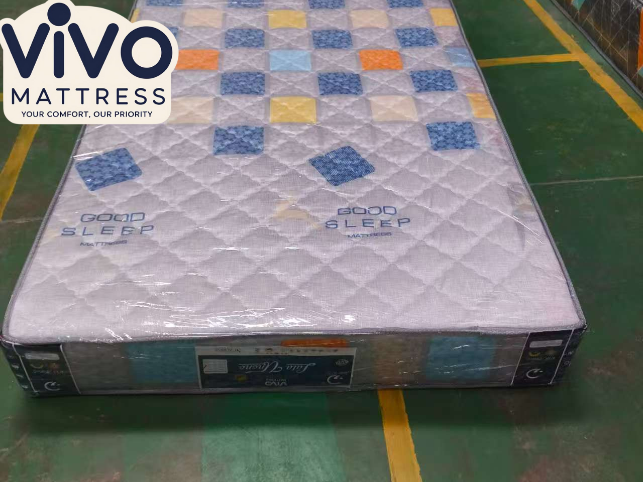 Vivo Mattress – Sleep Sure High-Density Quilted Series
Superior Comfort | Orthopedic Support | Trusted Quality
(Random color dispatch)
