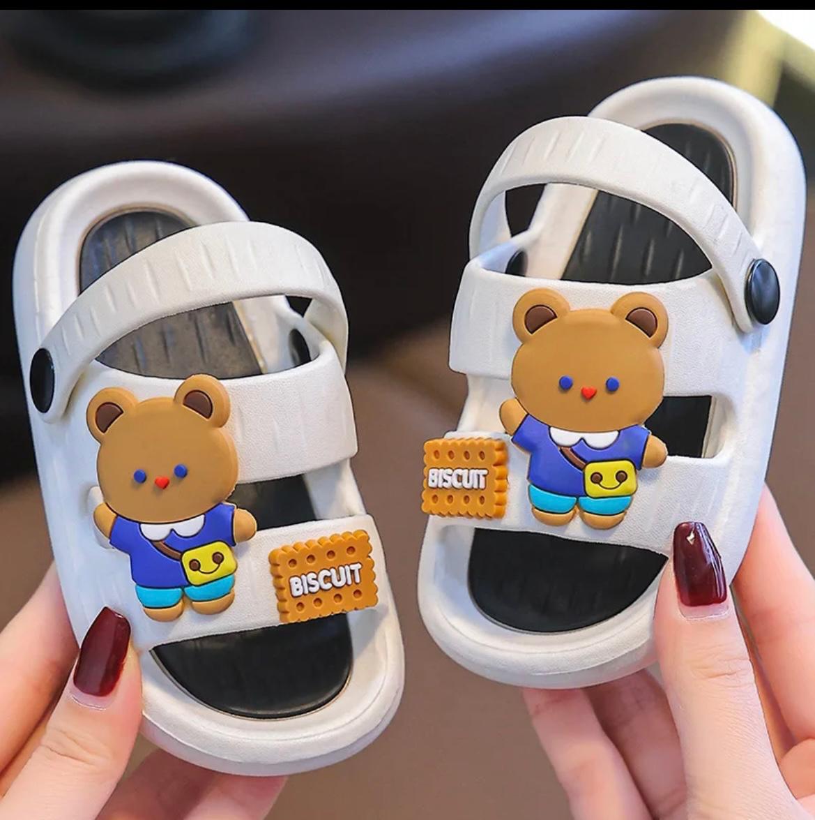 Children cartoon cute outdoor/indoor soft sole sandals.