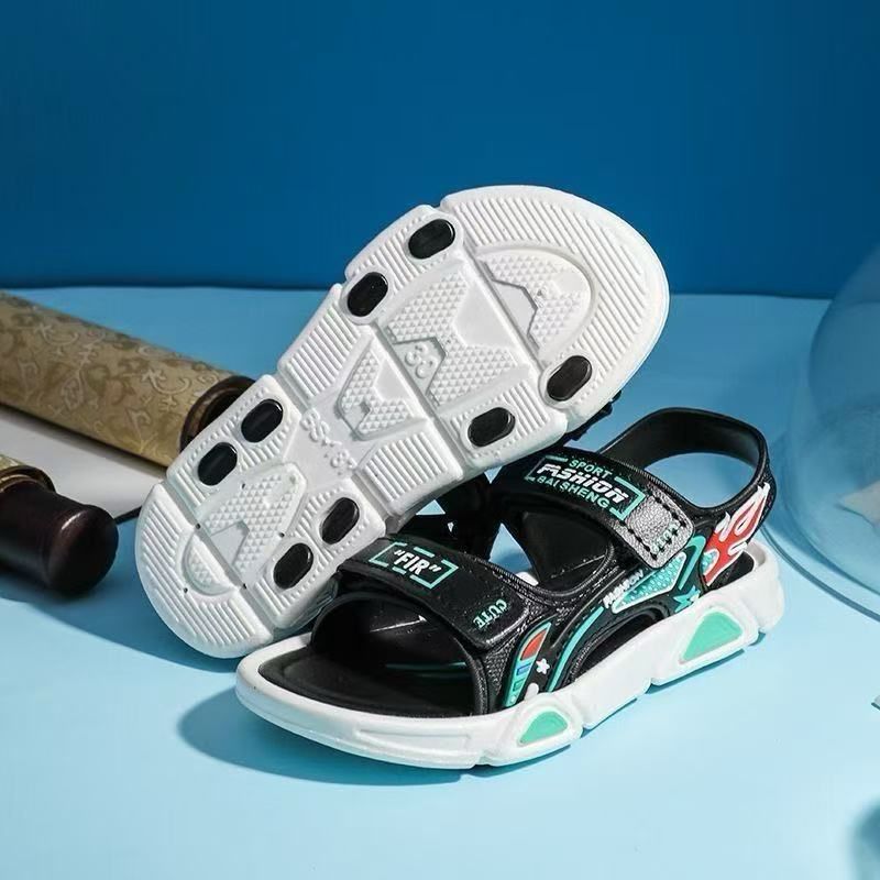 FASHION BEACH BOYS SHOES , OPEN TOE OUTDOOR SPORT SANDALS ,ATHLETIC LIGHTWEIGHT KIDS-TEENAGE SPORT SANDALS