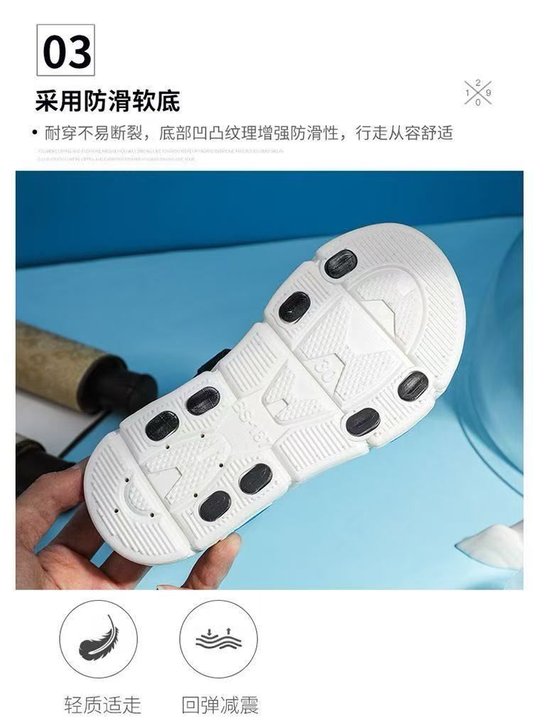 FASHION BEACH BOYS SHOES , OPEN TOE OUTDOOR SPORT SANDALS ,ATHLETIC LIGHTWEIGHT KIDS-TEENAGE SPORT SANDALS