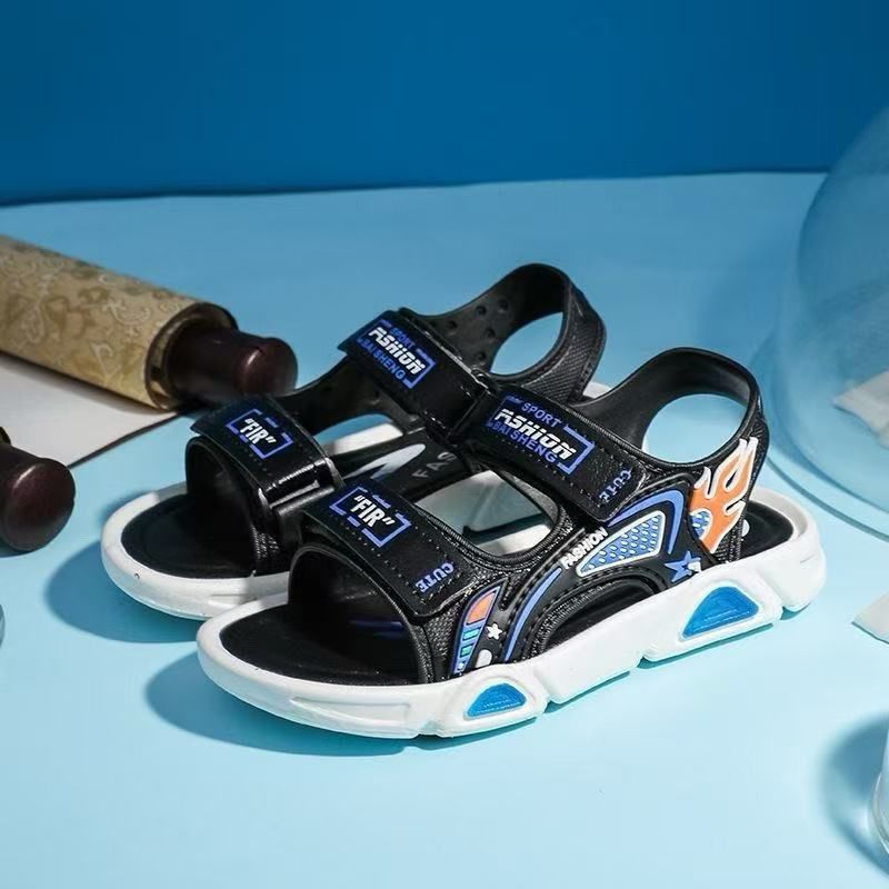 FASHION BEACH BOYS SHOES , OPEN TOE OUTDOOR SPORT SANDALS ,ATHLETIC LIGHTWEIGHT KIDS-TEENAGE SPORT SANDALS