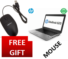 Refurbished Hp Elitebook 820 G1 Laptop - Intel Core i5 4th- 8GB Ram 500GB HDD Rom - 12.5 Inch Notebook Ultrabook Windows 11 computer