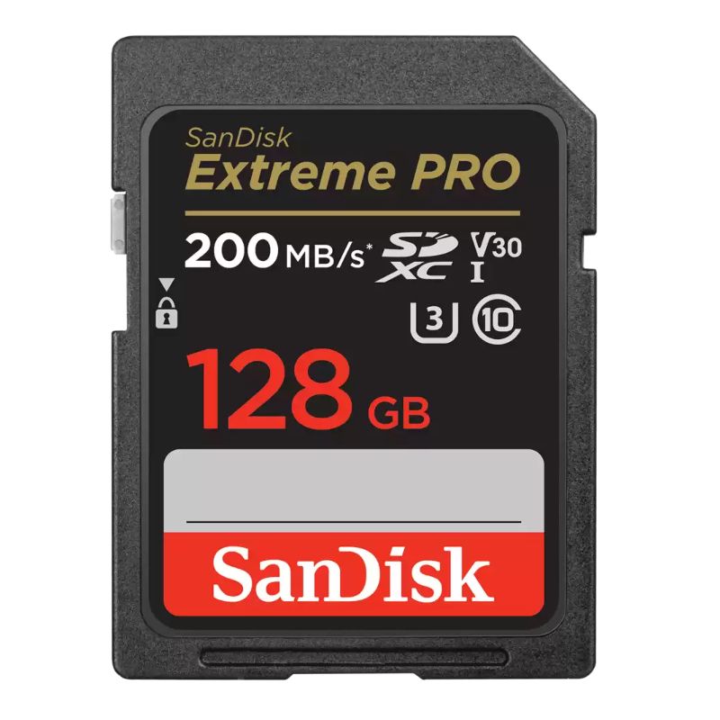 SanDisk 128GB Extreme PRO Memory Card High Speeds Smart Phones TV Compatible