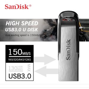 Sandisk Ultra Flair Sandisk Sandisk Cruzer Blade 128GB USB 3.0 Flash DriveSanDisk 100% Original USB Flash Drive USB 3.0 Flash Disk Pendrive Memory Stick Memory