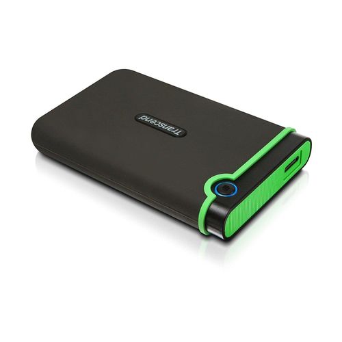 Transcend External Hard Drive  2TB  1 Year Warranty High-speed USB 3.0 Military-grade shock resistance One touch auto-backup button