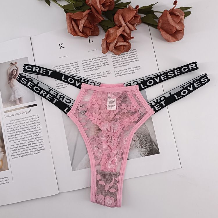 3PC Women's low-rise panties Girls Invisible briefs underwear clothing Women's Lace Thong Breathable Thin Section briefs Ladies super soft Hollow out lace panties