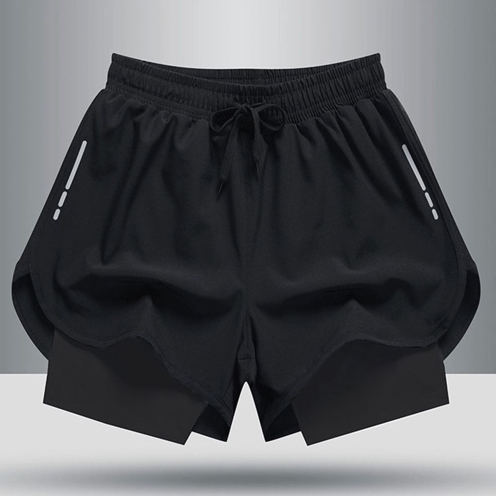 Men's summer sports shorts quick drying running training fitness lining shorts Marathon track loose men’s sports shorts