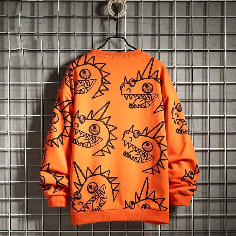 Men's Long Sleeve Pullover Tops  Hot Sale Casual Custom T-Shirts For Men Good Quality Crewneck T-Shirt Printed Design Men‘s Clothing