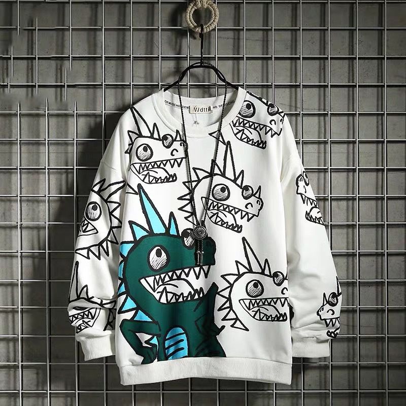 Men's Long Sleeve Pullover Tops  Hot Sale Casual Custom T-Shirts For Men Good Quality Crewneck T-Shirt Printed Design Men‘s Clothing