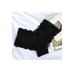 5 pack Plus Size Seductive Lace Boyshorts Panties Women Clothes- Low Waist Comfortable Plus Size Underwear for Women