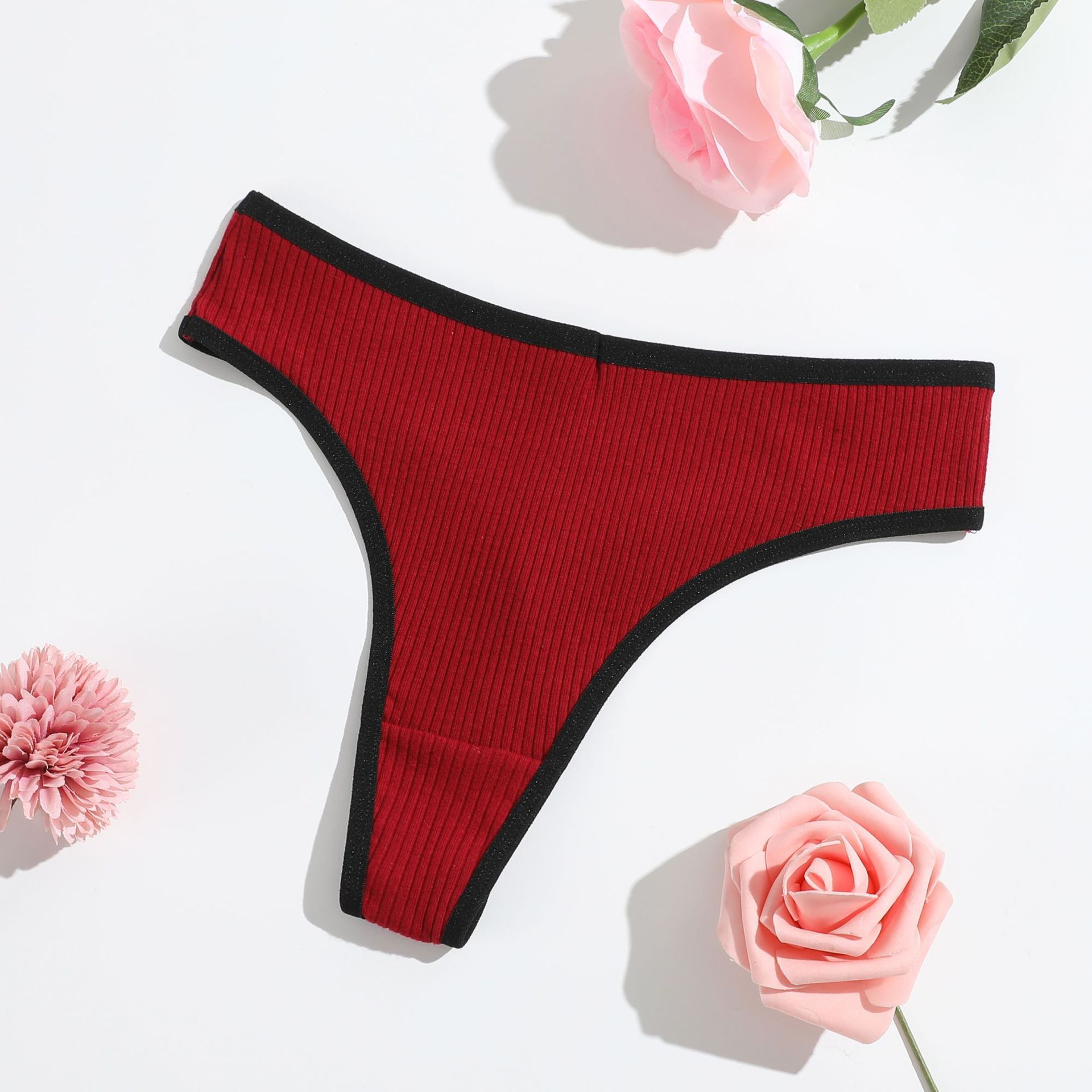 6Pcs Seamless Women Underwear Thongs,No Show Ladies Thong,No Line Workout Breathable Comfortable Panties,Soft Undies，6-pack