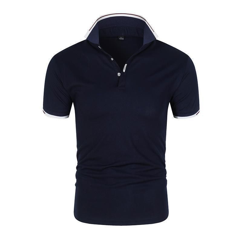 Men's Clothing,Summer Business Men shirt Youth Casual Sports Shirt Button Decoration Solid Color Short Sleeve Men tshirts