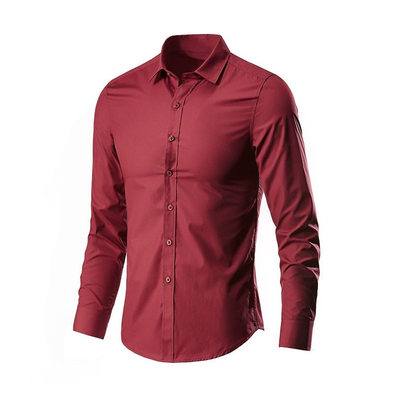 Custom Non-ironing Business Is to Decorate Professional Office Workers Autumnal Casual blazer Shirts Men's Shirts