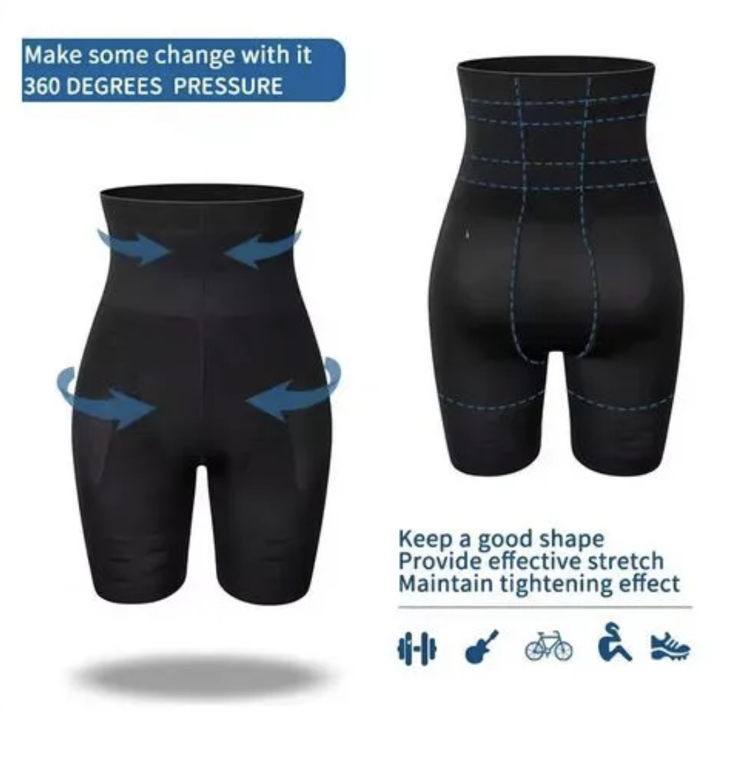 Men Body Shaper Tummy Control Shorts Shapewear Belly Girdle Boxer Briefs High Waisted Slimming Underwear Leg Compression Panties