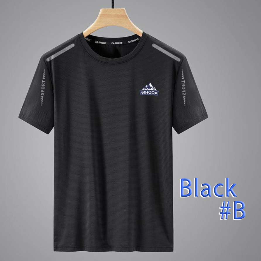Men's Cooling Quick-Dry T-Shirt - Breathable Mesh Design, Relaxed Fit Casual Top for Summer, Plus Size Trendy T-shirts For Men