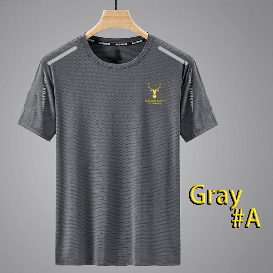 Men's Cooling Quick-Dry T-Shirt - Breathable Mesh Design, Relaxed Fit Casual Top for Summer, Plus Size Trendy T-shirts For Men