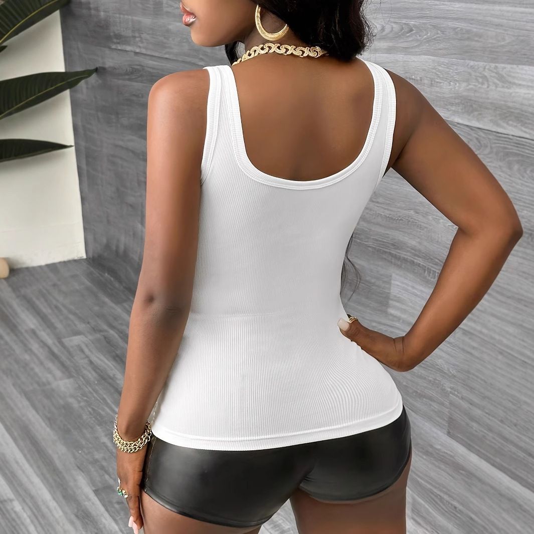 Womens Workout Tank Tops Racerback Summer 2025 Camisole Top V Neck Ribbed Sleeveless Beach Fashion Clothes