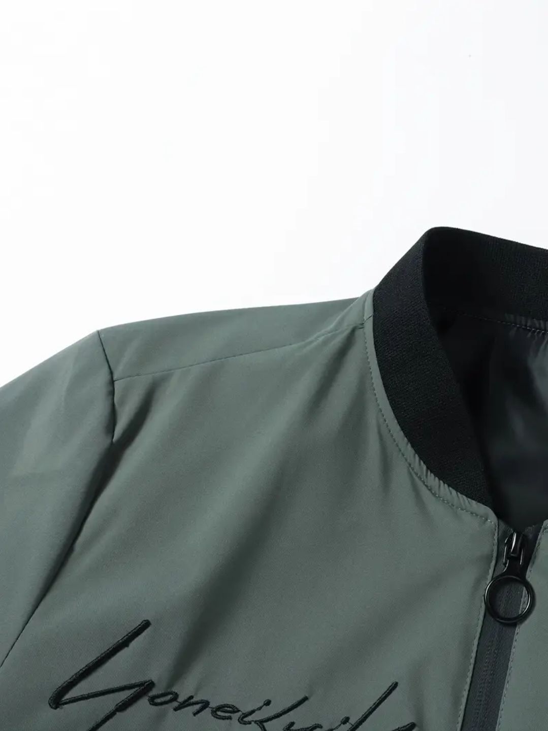 Men'S New Style Letter Embroidered Casual Pilot Jacket, Fashionable And Versatile, Perfect for Gifting